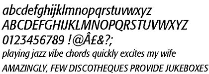 Formata® BQ Condensed Italic