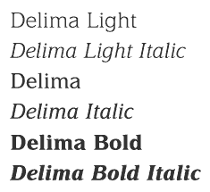 Delima 1 Volume Weights