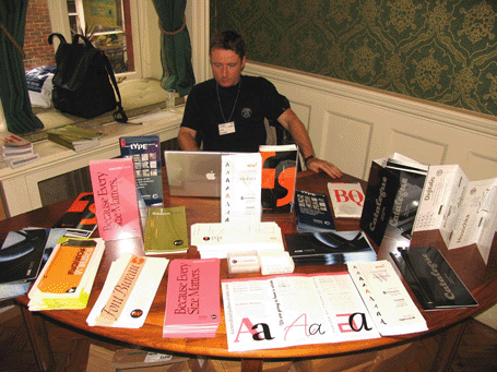 The Fontworks table