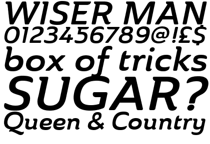 Ainslie Extended Bold Italic