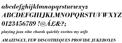 Berthold Bodoni&reg; Antiqua Pro Medium Italic