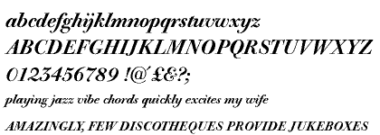 Berthold Bodoni Old Face&reg; Pro Medium Italic