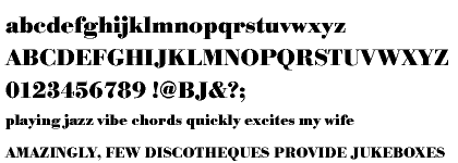 Bodoni Antiqua Cyrillic Bold