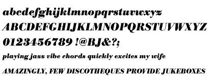 Bodoni Antiqua Cyrillic Bold Italic