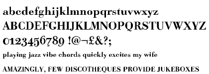 Bodoni Classic Cyrillic Text Bold
