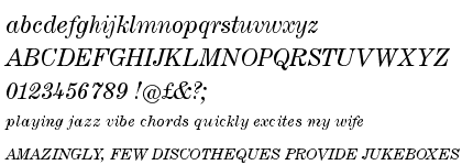 Century Expanded Regular Italic