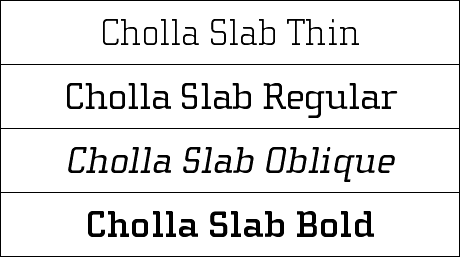 Cholla Slab
