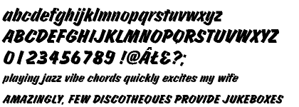 Churchward Brush CE Regular Italic (D)
