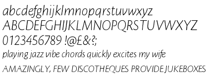Cronos&trade; Pro Light Italic Subhead