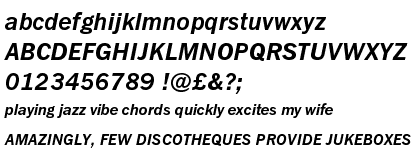 Fuller Sans DT Bold Italic