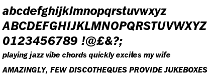 Fuller Sans DT ExtraBold Italic