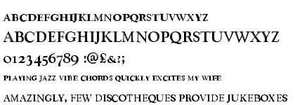 Goudy Handtooled Small Caps Standard (D)