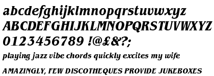ITC Benguiat&reg; Condensed Pro Bold Italic