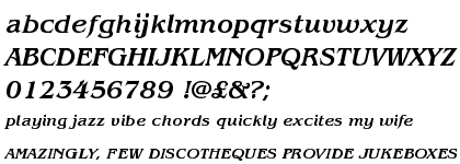 ITC Benguiat&reg; Medium Italic