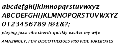 Lucida Sans CE Demi Bold Italic
