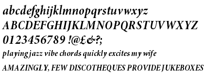 Minion&trade; Pro Bold Condensed Italic Subhead