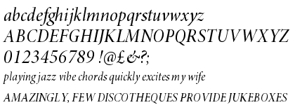 Minion&trade; Pro Medium Condensed Italic Display