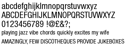 Neue Helvetica&trade; 57 Condensed