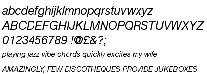 Neue Helvetica&trade; Com 56 Italic