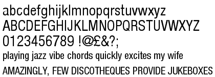 Neue Helvetica&trade; Std 57 Condensed
