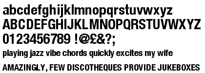 Neue Helvetica&trade; Std 77 Bold Condensed