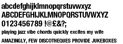 Nimbus Sans Novus Bold Condensed (D)
