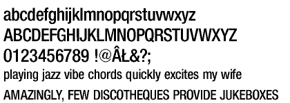 Nimbus Sans Novus CE Semi Bold Condensed (D)