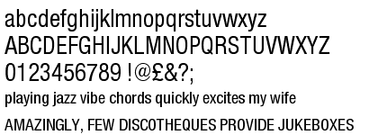 Nimbus Sans Novus Medium Condensed