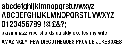 Nimbus Sans Novus Semi Bold Condensed