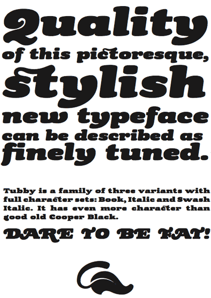 Tubby Swash Italic