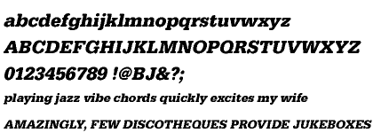 Typewriter URW Cyrillic Bold Oblique