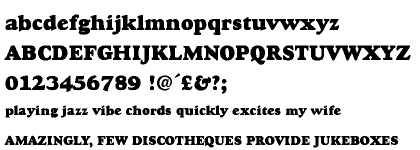 Goudy&trade; Heavyface