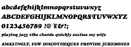 Goudy&trade; Heavyface Italic