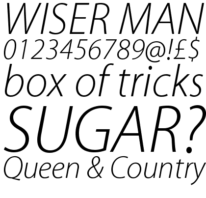 Myriad&trade; Pro Light Italic