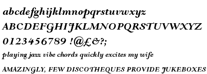 Monotype Goudy&trade; Modern Bold Italic