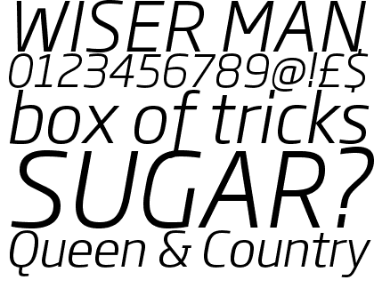 Soho&trade; Gothic Pro Light Italic