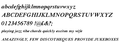 Times New Roman® Semi Bold Italic
