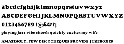 Monotype Goudy&trade; Pro Extra Bold