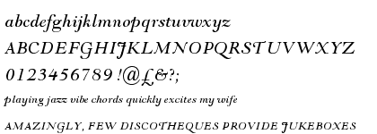 Monotype Goudy Modern Italic