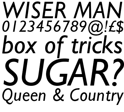 Gill Sans� Pro Greek Italic