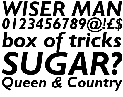 Gill Sans� Pro Greek Bold Italic