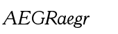 Goudy38RR Book Italic