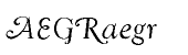Goudy WTC CE Swash Regular Italic