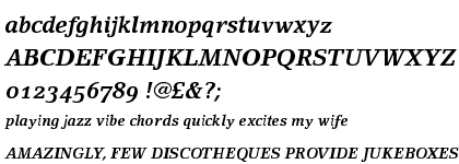 LinoLetter™ Bold Italic OsF