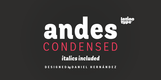 Andes Condensed Family