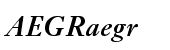 Ehrhardt&reg; Pro Semi Bold Italic