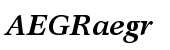 Garth Graphic Std Bold Italic