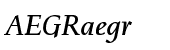 Menhart Display Bold Italic