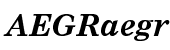 Nimrod&reg; Bold Italic