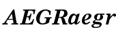 Nimrod&reg; Pro Cyrillic Bold Italic